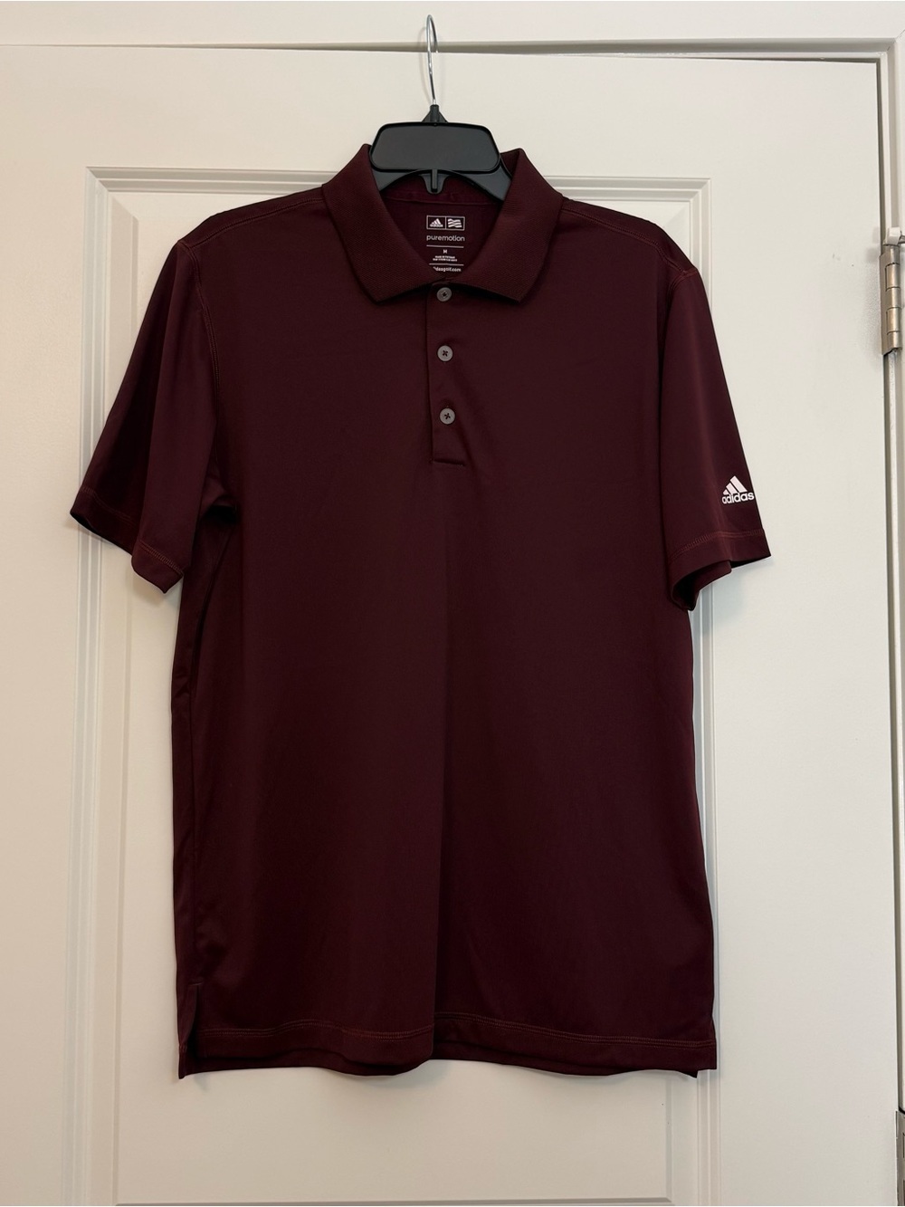 adidas Men’s Burgundy Polo Shirt